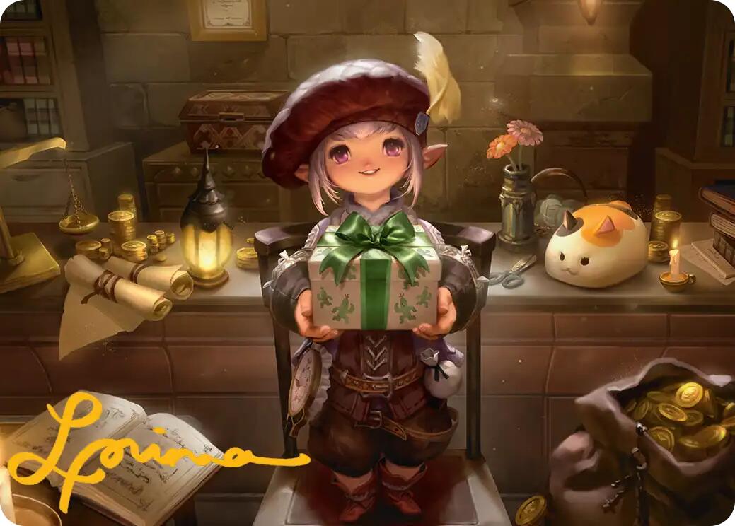 Tataru Taru Art Card (Gold-Stamped Signature) [FINAL FANTASY Art Series] | Clutch Gaming