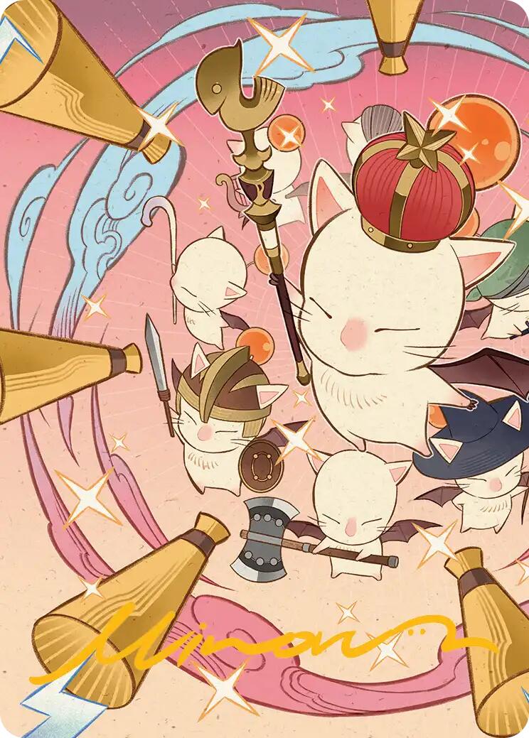 Summon: Good King Mog XII Art Card (Gold-Stamped Signature) [FINAL FANTASY Art Series] | Clutch Gaming