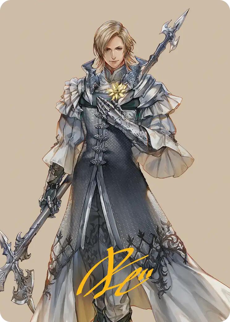 Dion, Bahamut's Dominant Art Card (Gold-Stamped Signature) [FINAL FANTASY Art Series] | Clutch Gaming