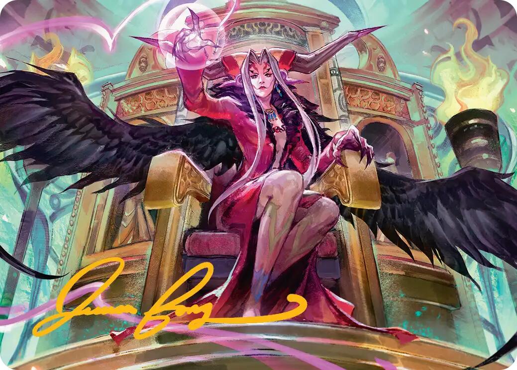 Sorceress's Schemes Art Card (Gold-Stamped Signature) [FINAL FANTASY Art Series] | Clutch Gaming