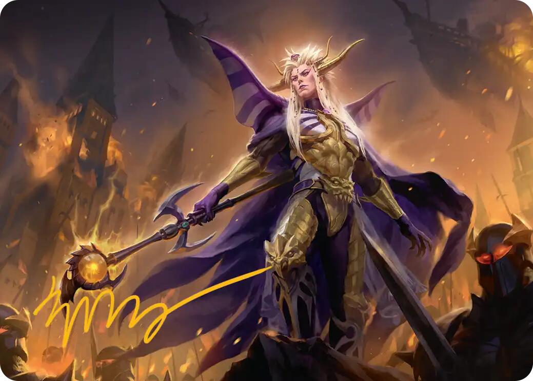 The Emperor of Palamecia Art Card (Gold-Stamped Signature) [FINAL FANTASY Art Series] | Clutch Gaming