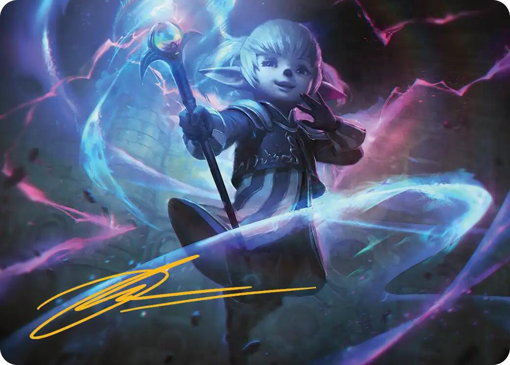 Shantotto, Tactician Magician Art Card (Gold-Stamped Signature) [FINAL FANTASY Art Series] | Clutch Gaming