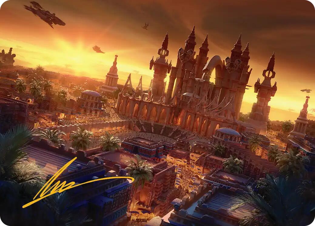 Rabanastre, Royal City Art Card (Gold-Stamped Signature) [FINAL FANTASY Art Series] | Clutch Gaming