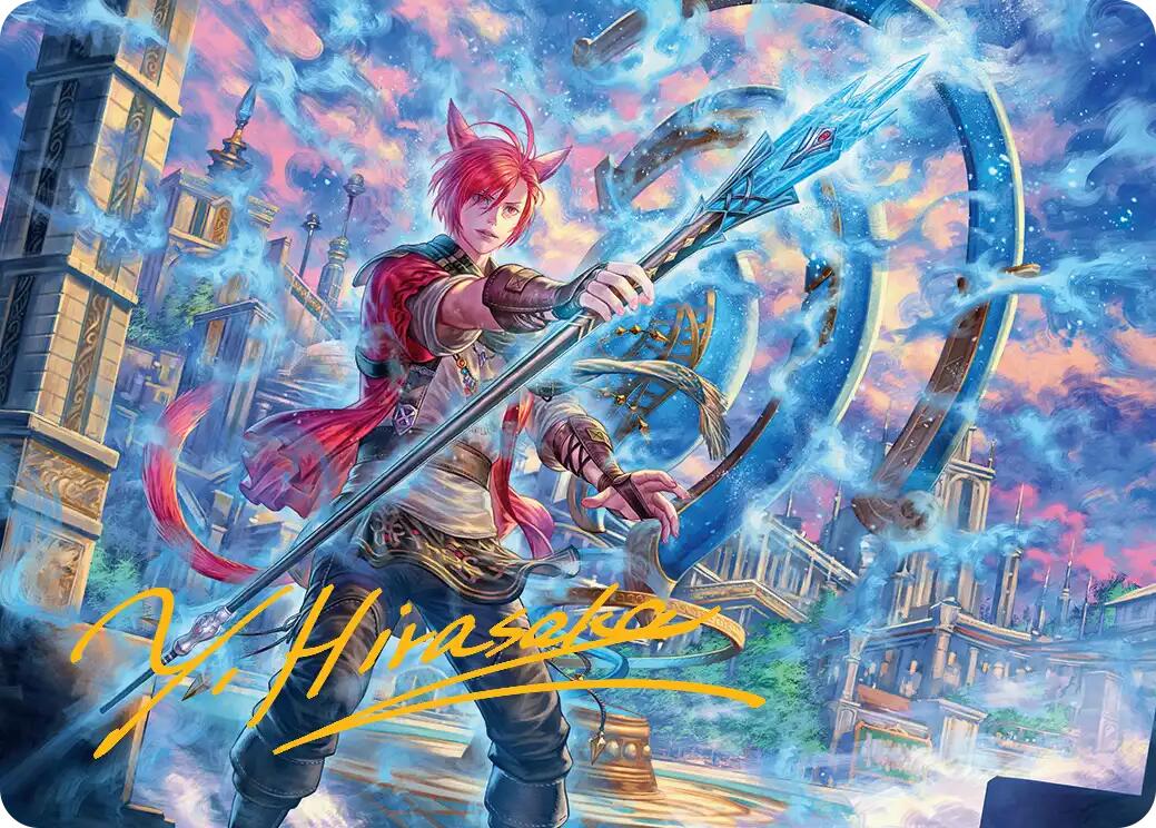 G'raha Tia, Scion Reborn Art Card (19) (Gold-Stamped Signature) [FINAL FANTASY Art Series] | Clutch Gaming