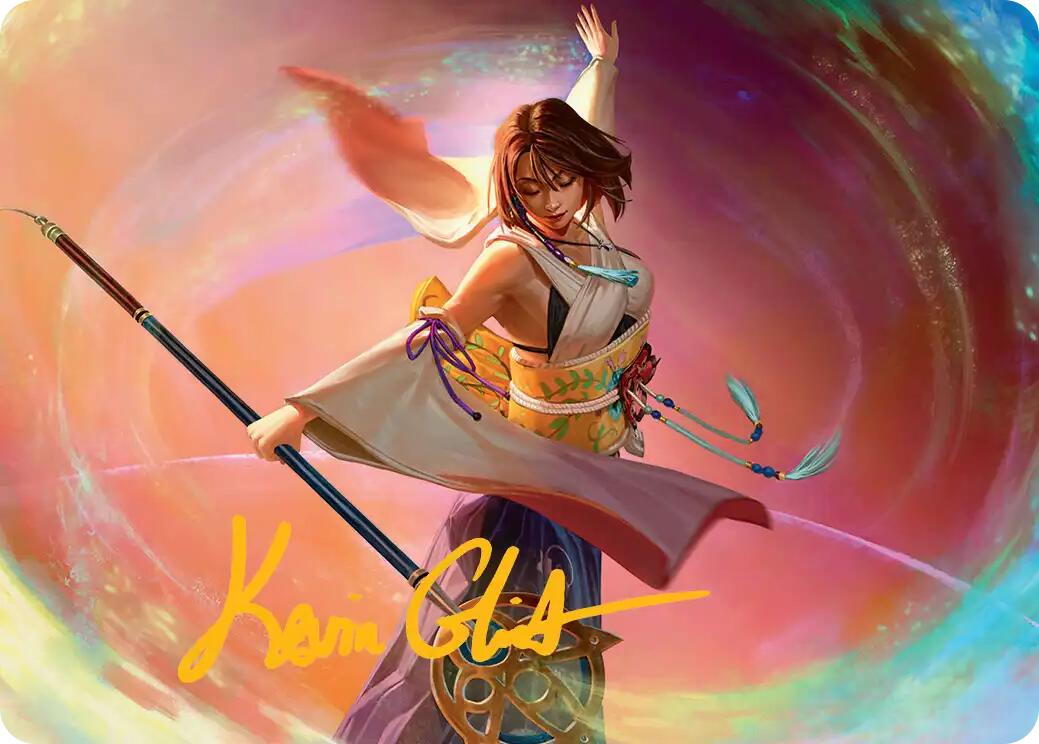 Yuna, Grand Summoner Art Card (Gold-Stamped Signature) [FINAL FANTASY Art Series] | Clutch Gaming