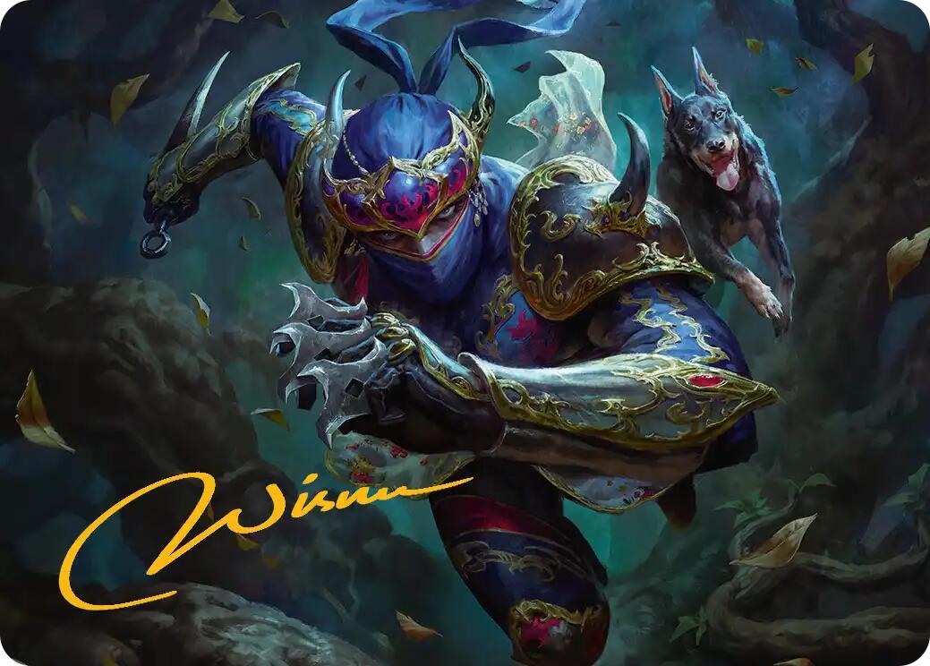 Shadow, Mysterious Assassin Art Card (Gold-Stamped Signature) [FINAL FANTASY Art Series] | Clutch Gaming