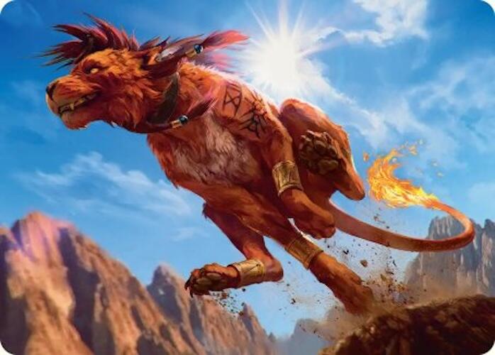 Red XIII, Proud Warrior Art Card [FINAL FANTASY Art Series] | Clutch Gaming