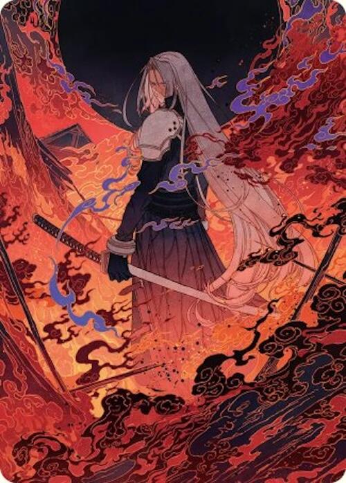 Nibelheim Aflame Art Card [FINAL FANTASY Art Series] | Clutch Gaming