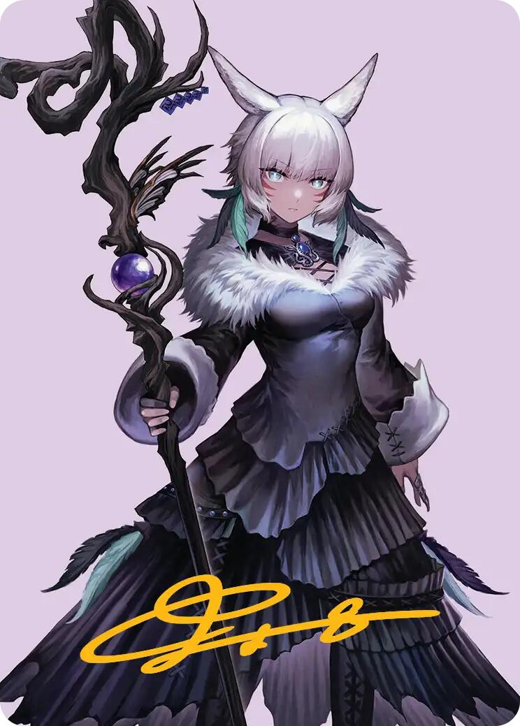 Y'shtola, Night's Blessed Art Card (53) (Gold-Stamped Signature) [FINAL FANTASY Art Series] | Clutch Gaming