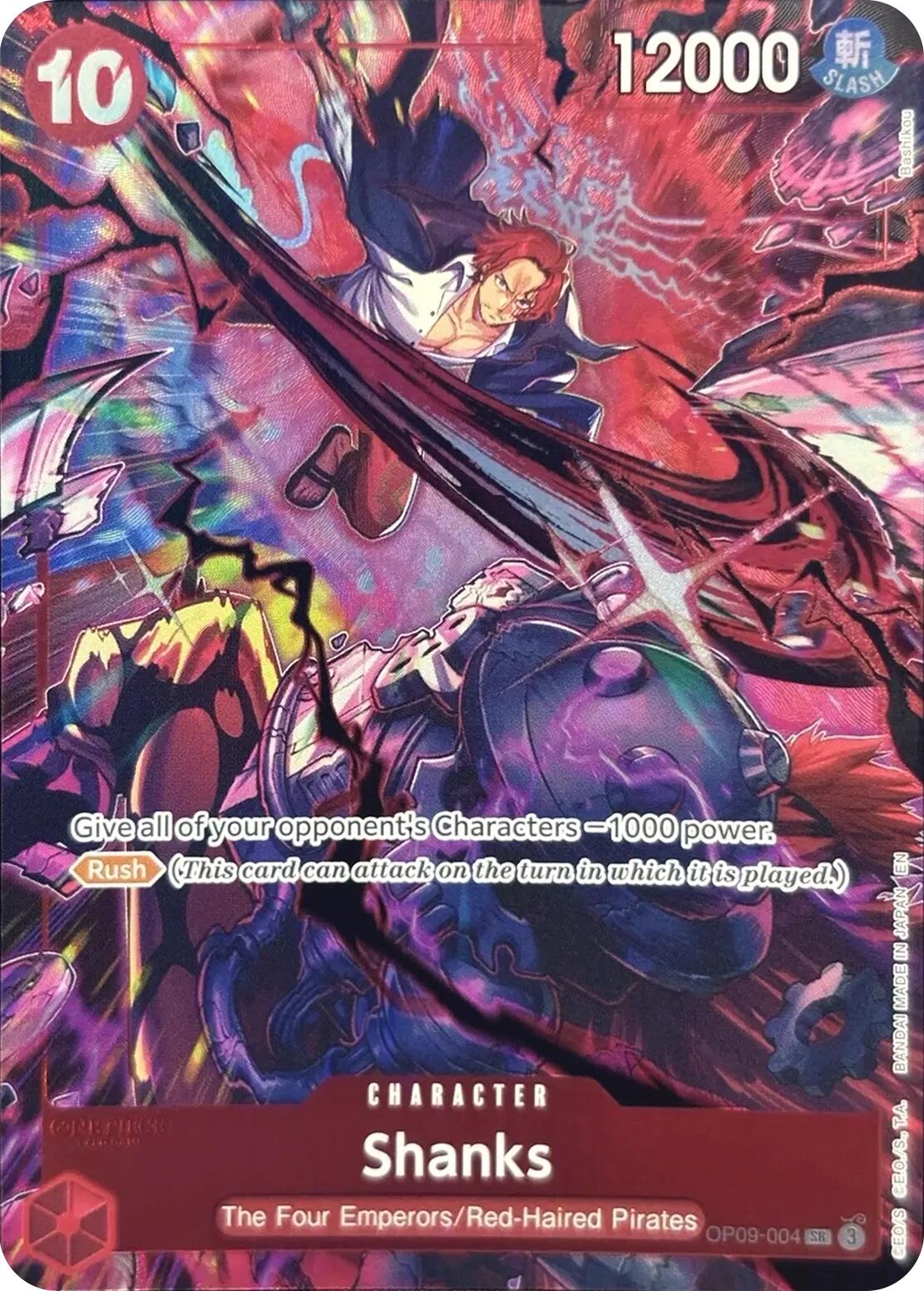 Shanks (English Version 2nd Anniversary Set) [One Piece Promotion Cards] | Clutch Gaming