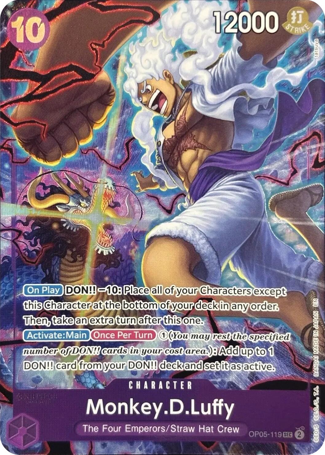 Monkey.D.Luffy (English Version 2nd Anniversary Set) [One Piece Promotion Cards] | Clutch Gaming