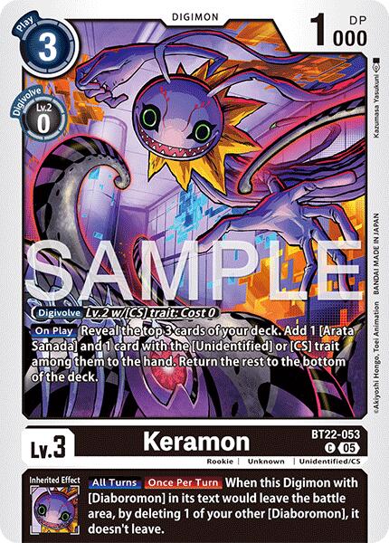 Keramon [BT22-053] [Cyber Eden] | Clutch Gaming