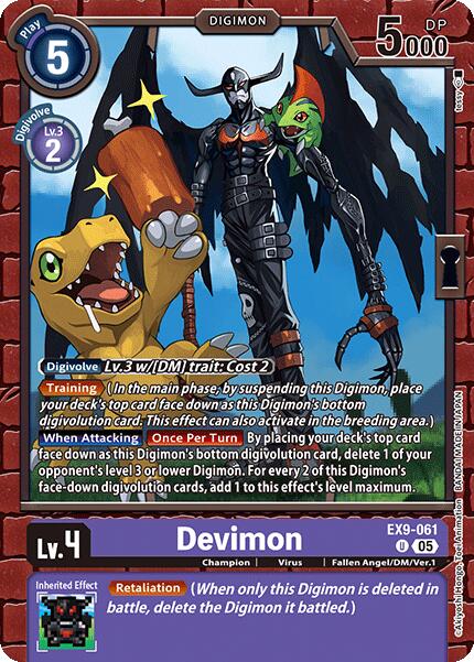 Devimon [EX9-061] [Versus Monsters] | Clutch Gaming