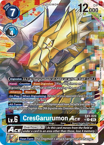 CresGarurumon ACE [EX9-020] (Alternate Art) [Versus Monsters] | Clutch Gaming
