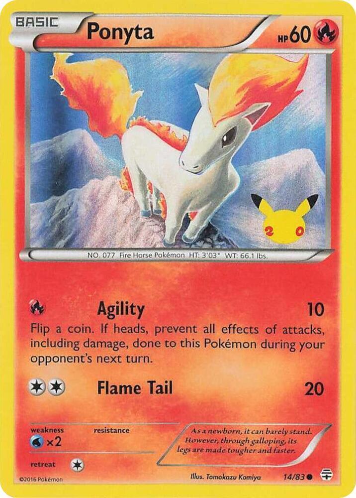 Ponyta (014/083) (UK Exclusive Promo) [Miscellaneous Cards] | Clutch Gaming