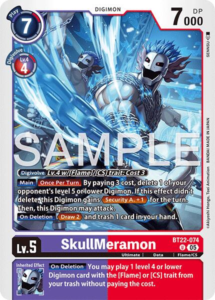 SkullMeramon [BT22-074] [Cyber Eden] | Clutch Gaming