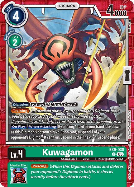 Kuwagamon [EX9-038] [Versus Monsters] | Clutch Gaming