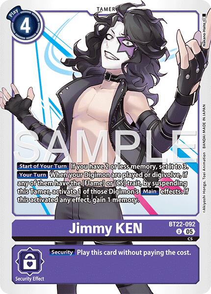 Jimmy KEN [BT22-092] [Cyber Eden] | Clutch Gaming