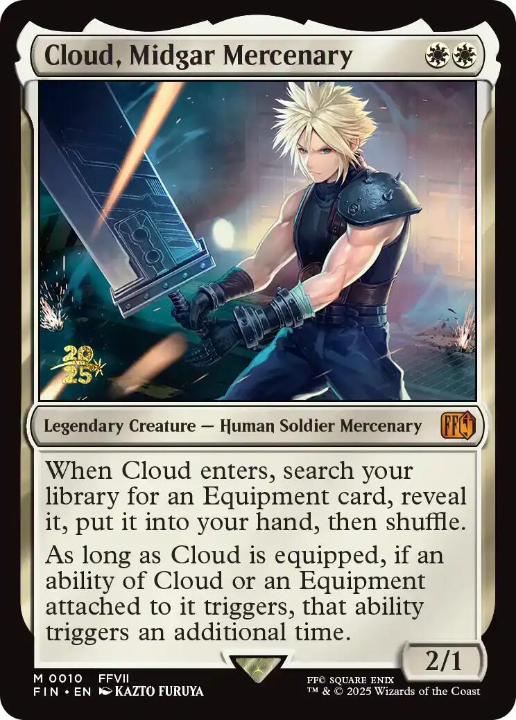 Cloud, Midgar Mercenary [FINAL FANTASY Prerelease Promo] | Clutch Gaming