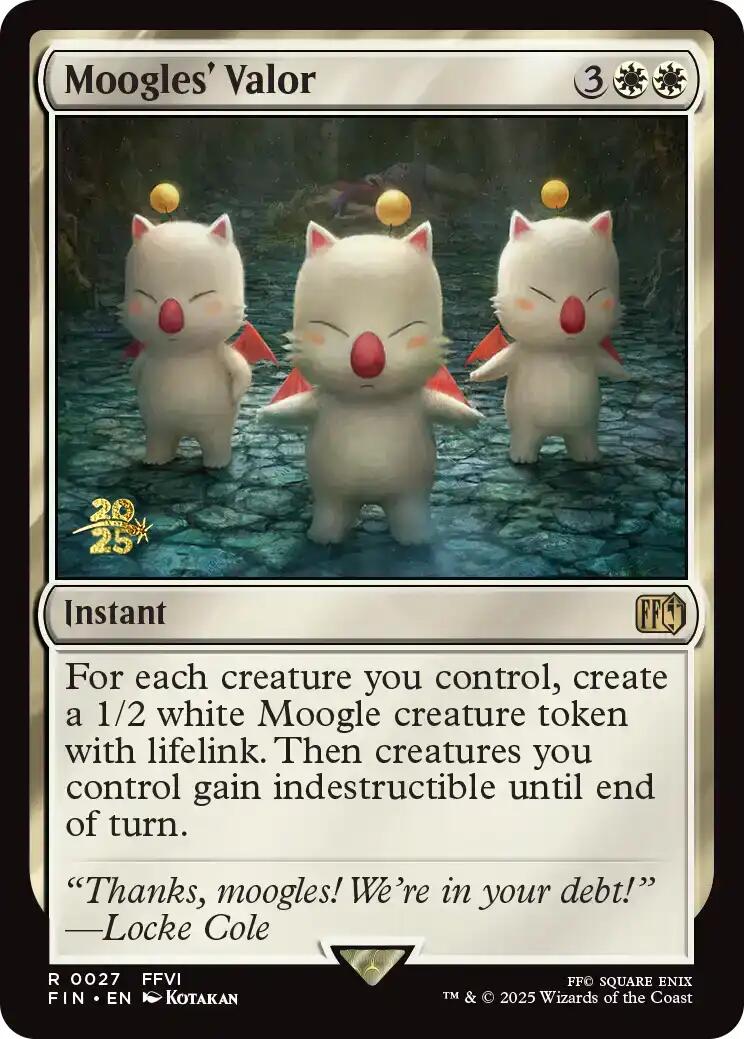 Moogles' Valor [FINAL FANTASY Prerelease Promo] | Clutch Gaming