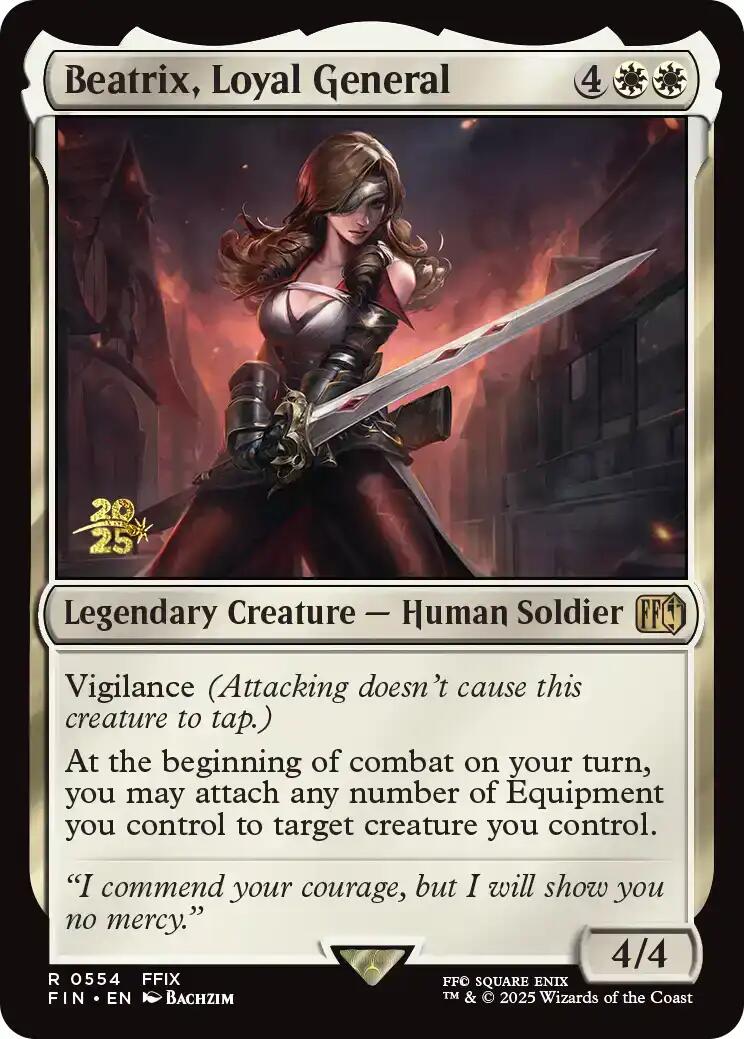 Beatrix, Loyal General [FINAL FANTASY Prerelease Promo] | Clutch Gaming