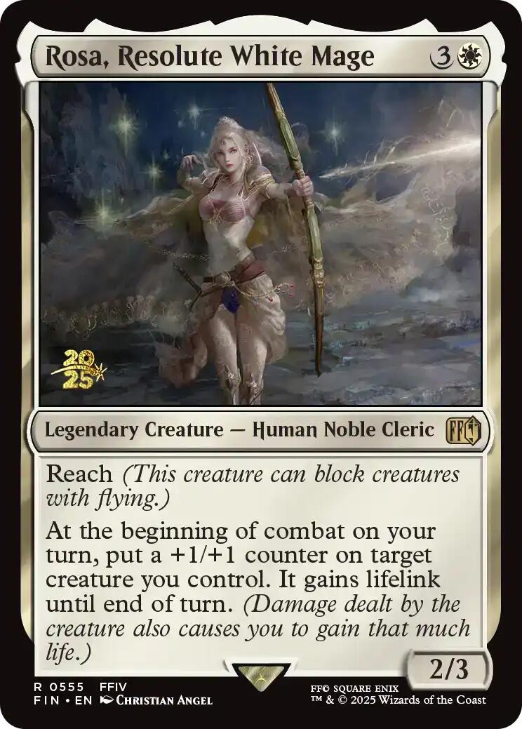 Rosa, Resolute White Mage [FINAL FANTASY Prerelease Promo] | Clutch Gaming