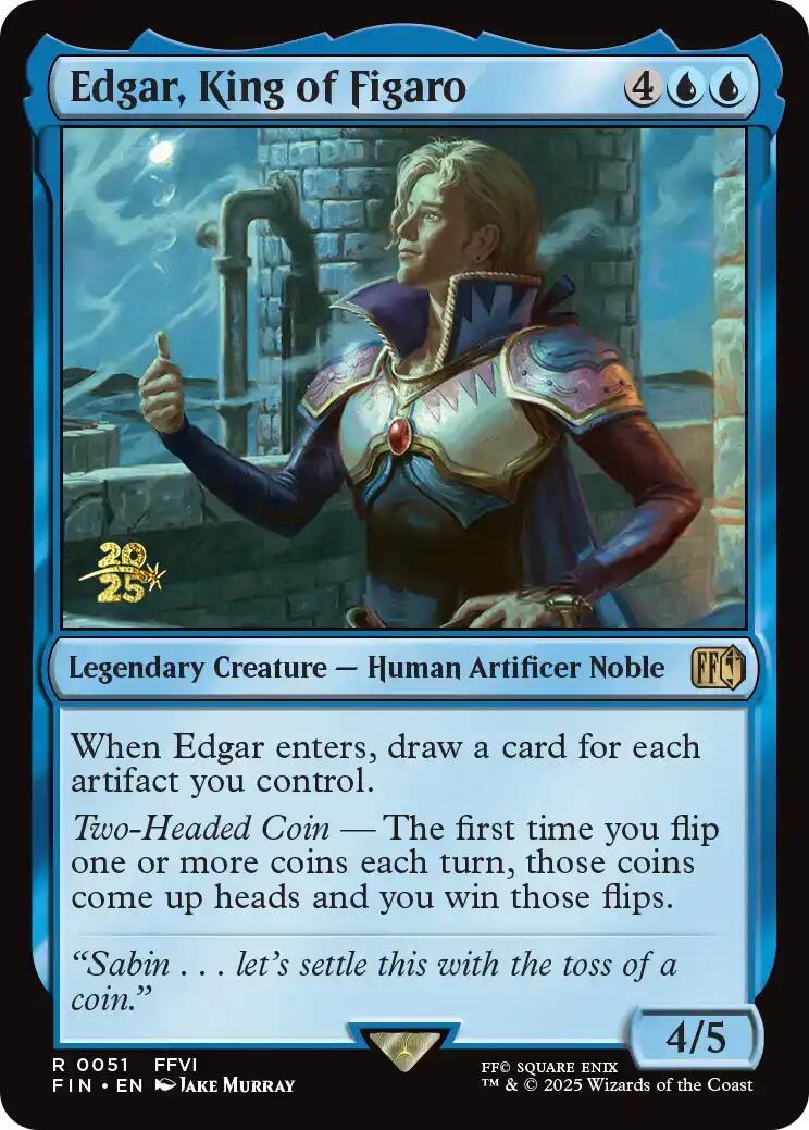 Edgar, King of Figaro [FINAL FANTASY Prerelease Promo] | Clutch Gaming