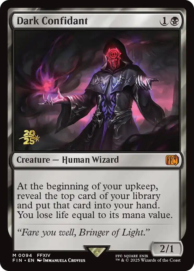 Dark Confidant [FINAL FANTASY Prerelease Promo] | Clutch Gaming