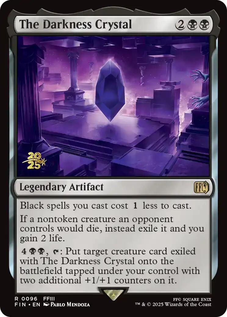 The Darkness Crystal [FINAL FANTASY Prerelease Promo] | Clutch Gaming