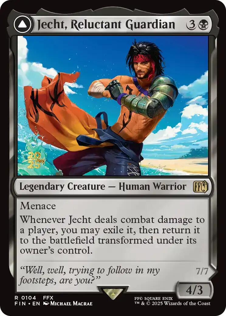 Jecht, Reluctant Guardian // Braska's Final Aeon [FINAL FANTASY Prerelease Promo] | Clutch Gaming