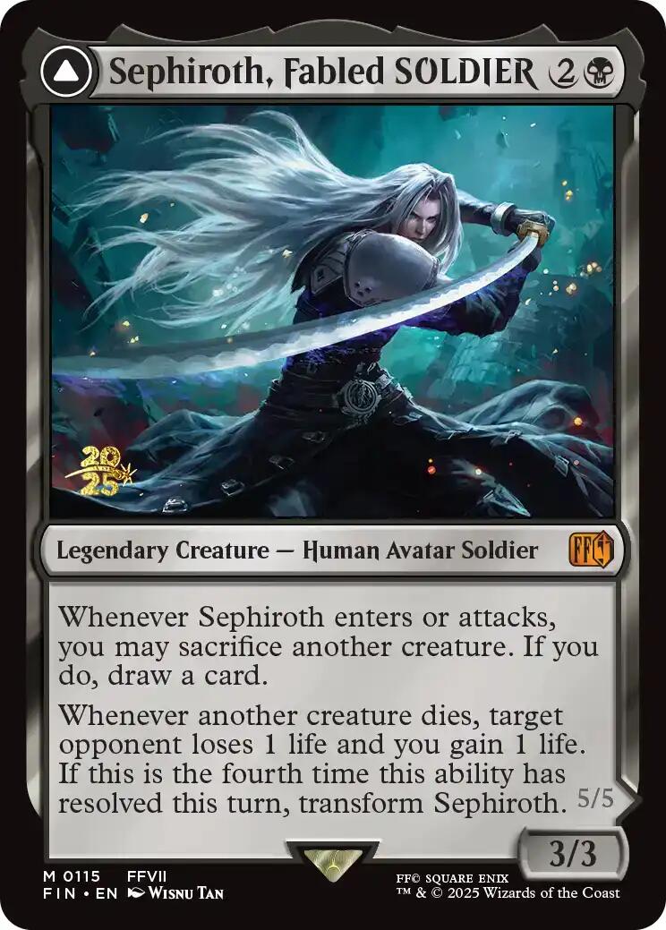 Sephiroth, Fabled SOLDIER [FINAL FANTASY Prerelease Promo] | Clutch Gaming