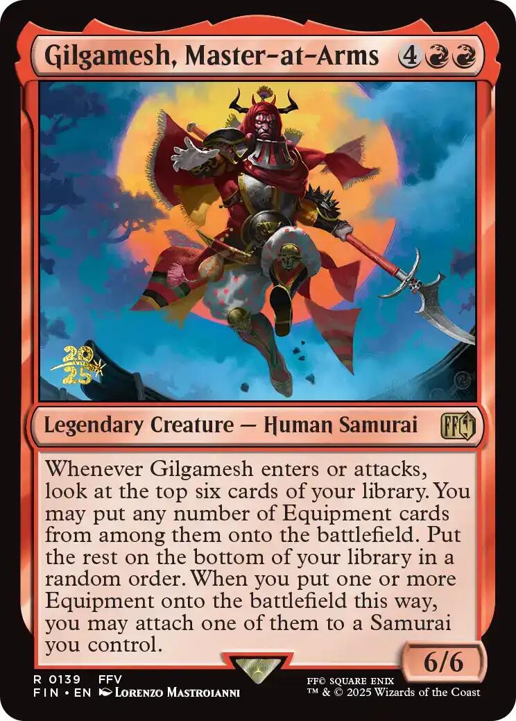 Gilgamesh, Master-at-Arms [FINAL FANTASY Prerelease Promo] | Clutch Gaming