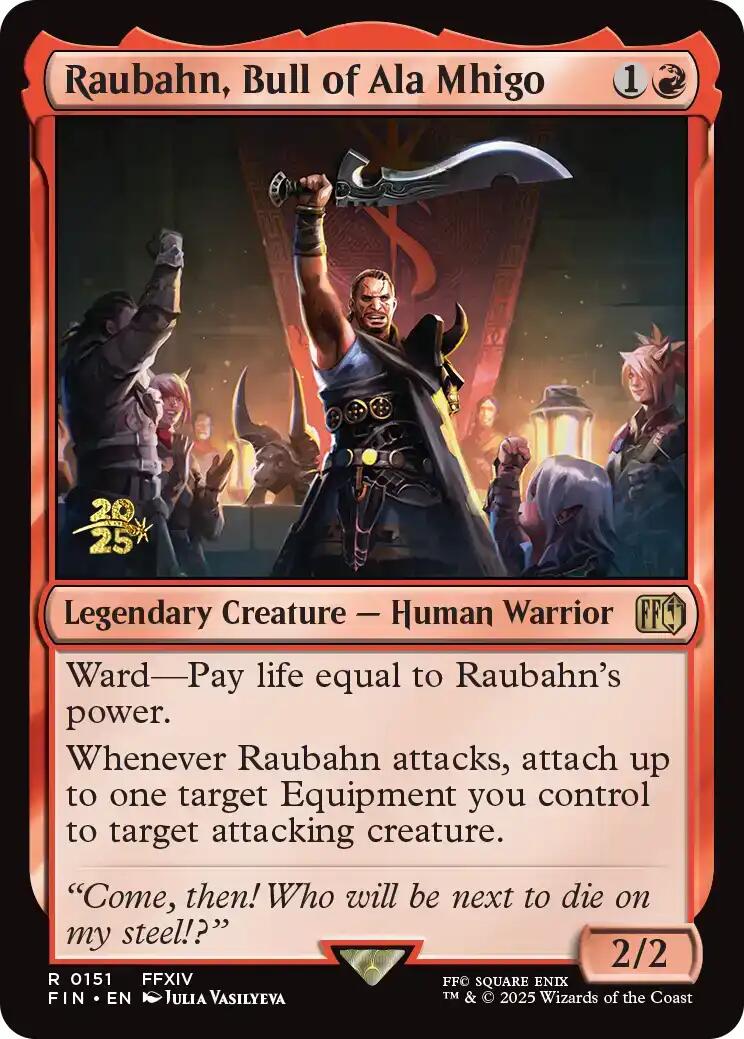 Raubahn, Bull of Ala Mhigo [FINAL FANTASY Prerelease Promo] | Clutch Gaming