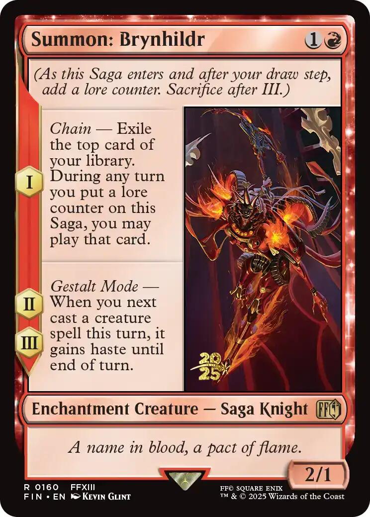 Summon: Brynhildr [FINAL FANTASY Prerelease Promo] | Clutch Gaming
