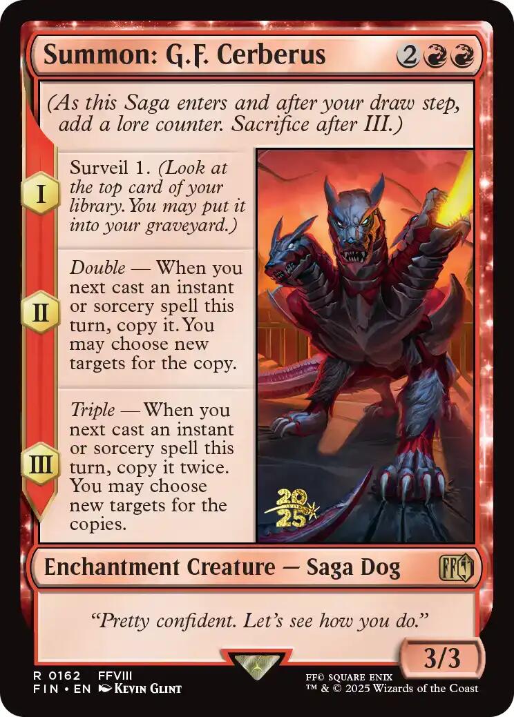 Summon: G.F. Cerberus [FINAL FANTASY Prerelease Promo] | Clutch Gaming