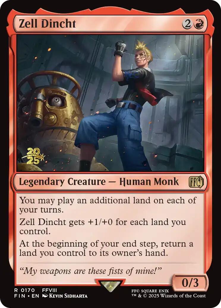 Zell Dincht [FINAL FANTASY Prerelease Promo] | Clutch Gaming