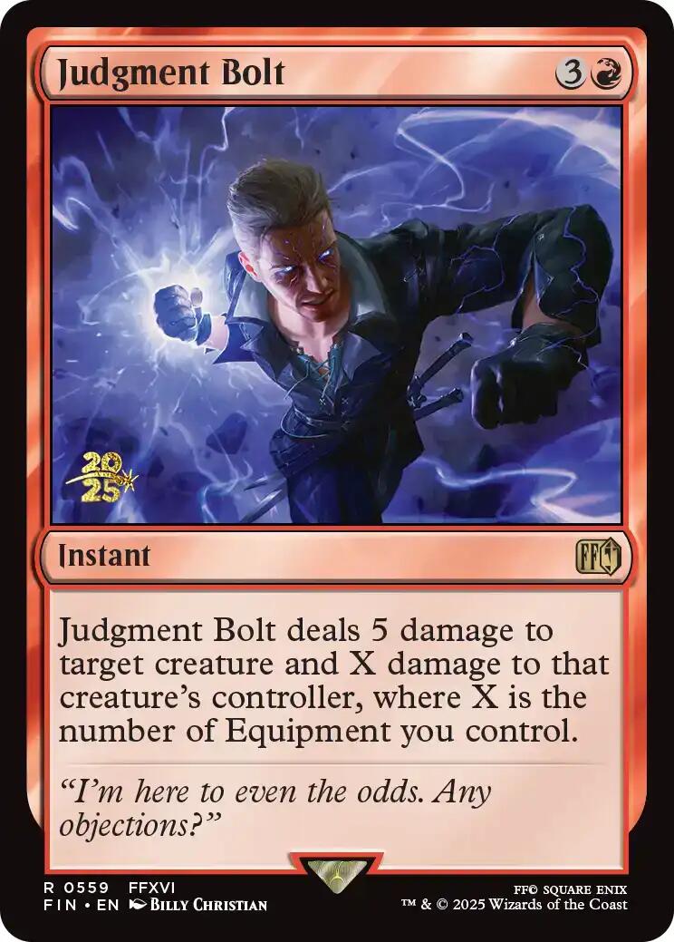 Judgment Bolt [FINAL FANTASY Prerelease Promo] | Clutch Gaming