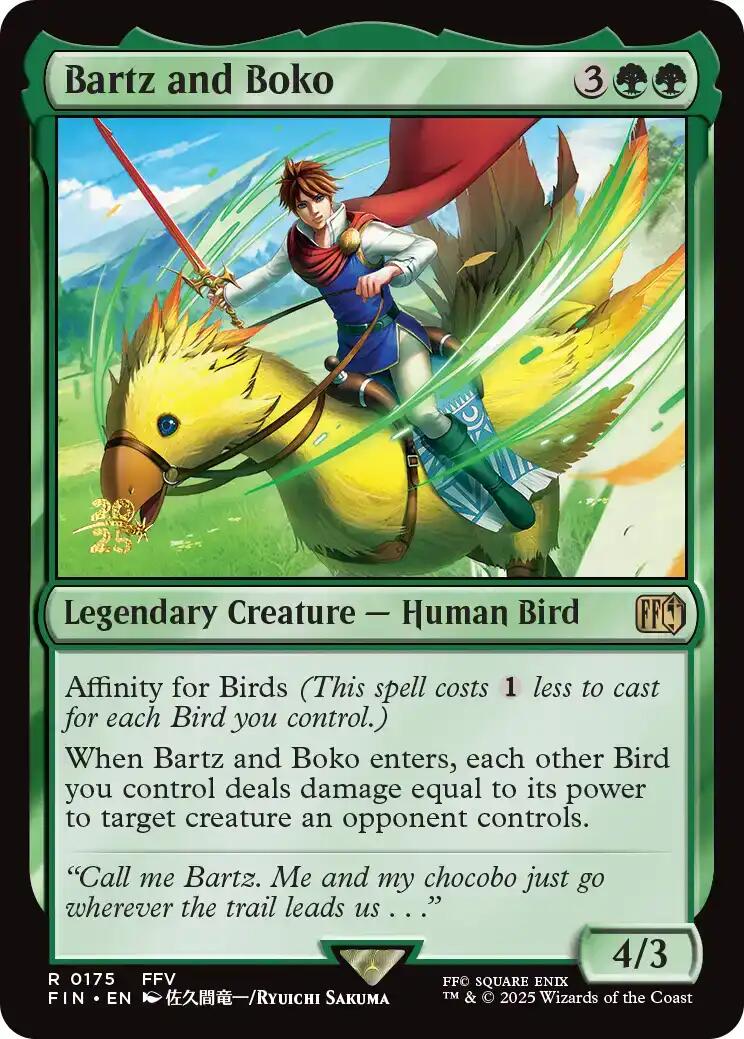Bartz and Boko [FINAL FANTASY Prerelease Promo] | Clutch Gaming