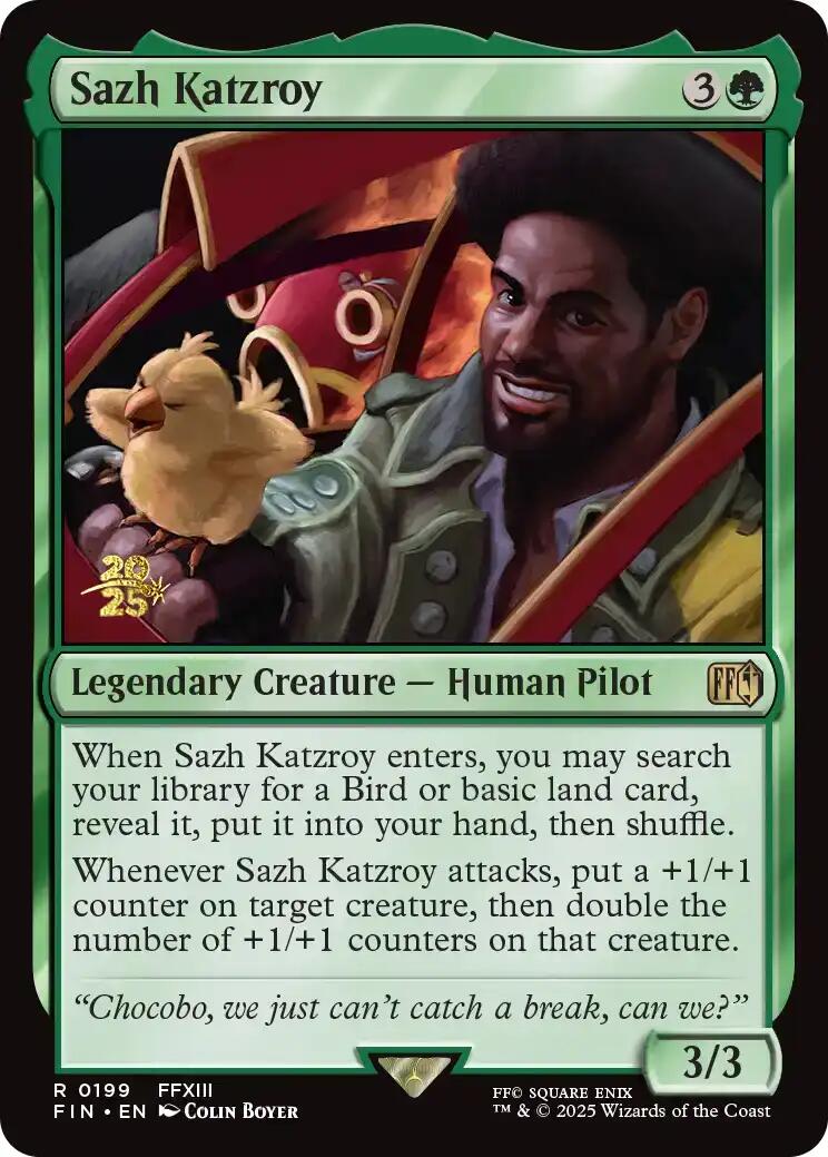 Sazh Katzroy [FINAL FANTASY Prerelease Promo] | Clutch Gaming
