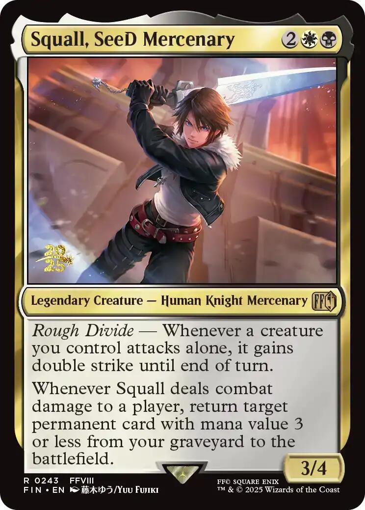Squall, SeeD Mercenary [FINAL FANTASY Prerelease Promo] | Clutch Gaming