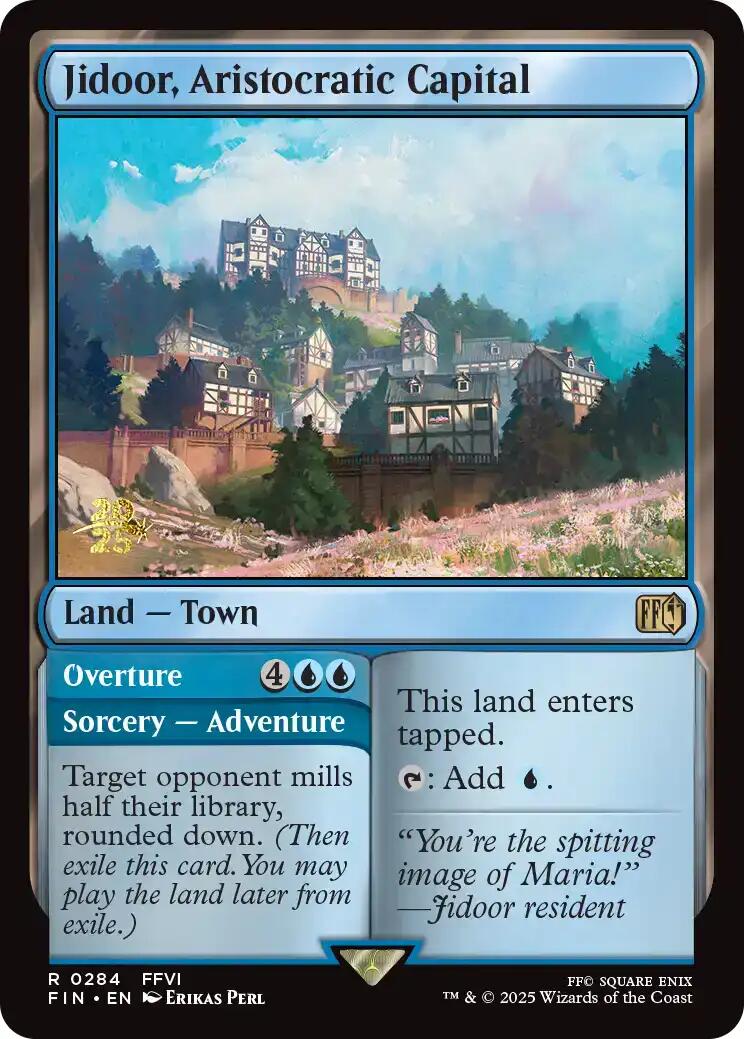 Jidoor, Aristocratic Capital [FINAL FANTASY Prerelease Promo] | Clutch Gaming