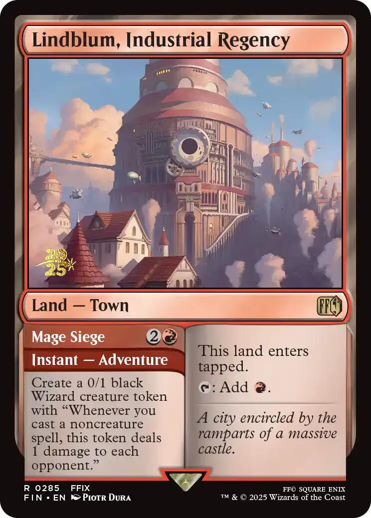 Lindblum, Industrial Regency [FINAL FANTASY Prerelease Promo] | Clutch Gaming