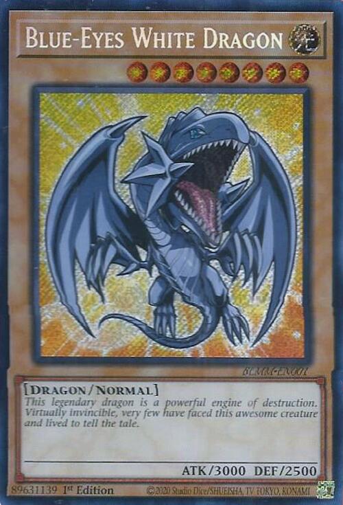 Blue-Eyes White Dragon [BLMM-EN001] Secret Rare | Clutch Gaming