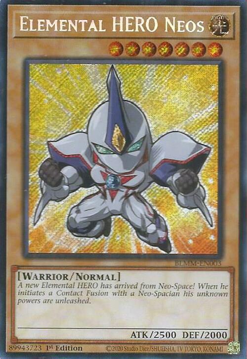 Elemental HERO Neos [BLMM-EN003] Secret Rare | Clutch Gaming