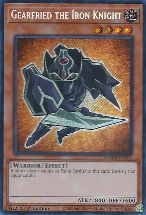Gearfried the Iron Knight [BLMM-EN004] Secret Rare | Clutch Gaming