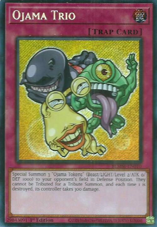 Ojama Trio [BLMM-EN010] Secret Rare | Clutch Gaming
