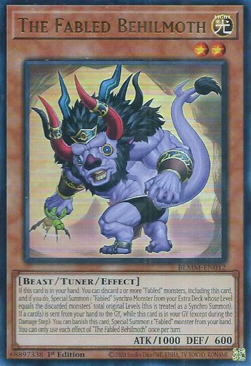 The Fabled Behilmoth [BLMM-EN012] Ultra Rare | Clutch Gaming