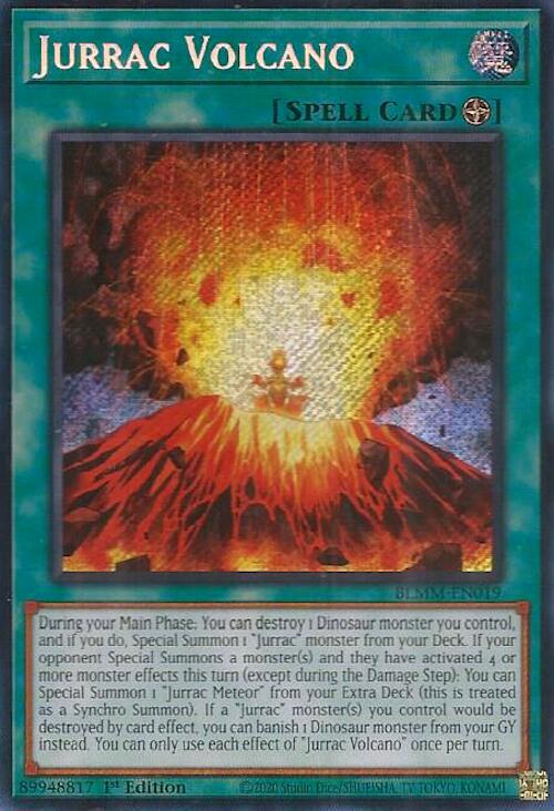 Jurrac Volcano [BLMM-EN019] Secret Rare | Clutch Gaming
