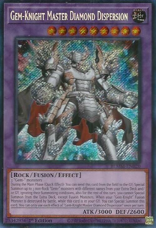 Gem-Knight Master Diamond Dispersion [BLMM-EN020] Secret Rare | Clutch Gaming