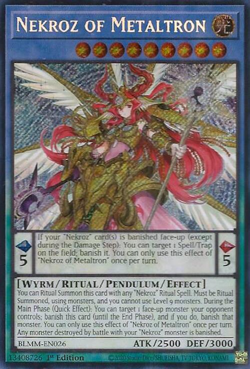 Nekroz of Metaltron [BLMM-EN026] Secret Rare | Clutch Gaming